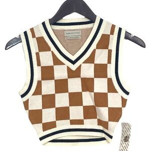 Urban Outfitters Randi Shrunken Sweater Vest Knit Tank